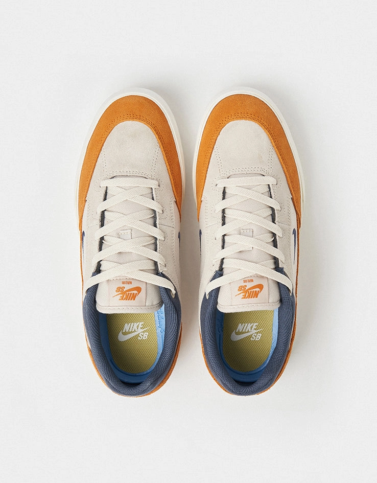 Nike Shoes Cross Trainers Nike SB Malor Skate Shoes - Lt Orewood Brn/Thunder Blue-Monarch-Sail