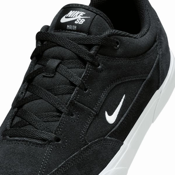 Nike SB Malor Skate Shoes Black - White - Black Nike Shoes Sale 70 Off