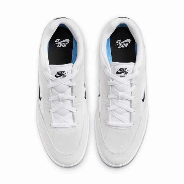 Nike Shoe Chart Size Nike SB Malor Skate Shoes White - Black - Summit White - Gum Light Brown