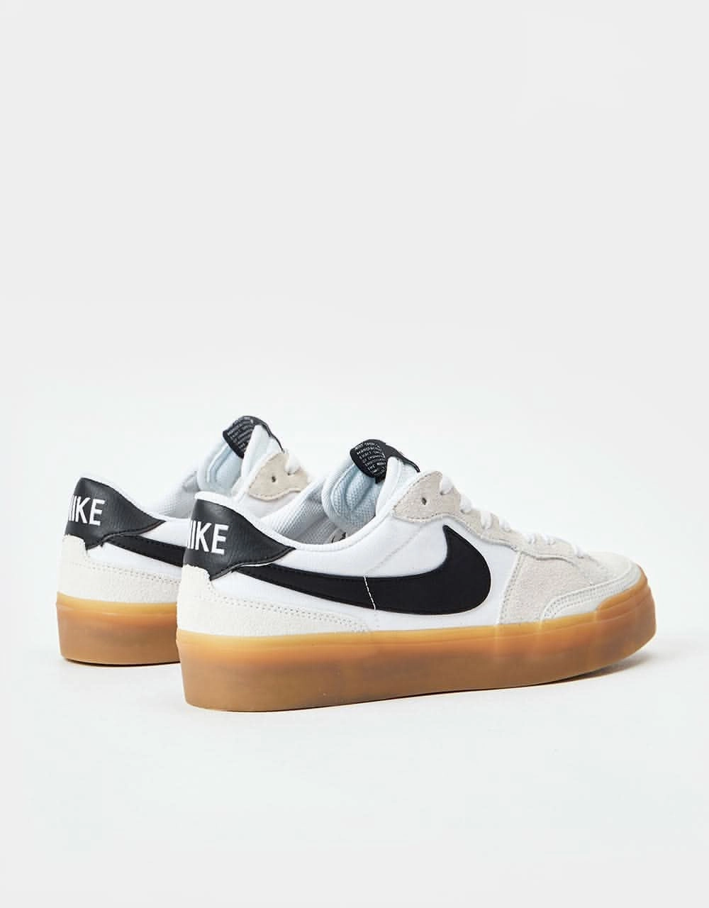 Old Style Nike Shoes Nike SB Pogo Skate Shoes - White/Black-White-Gum Light Brown