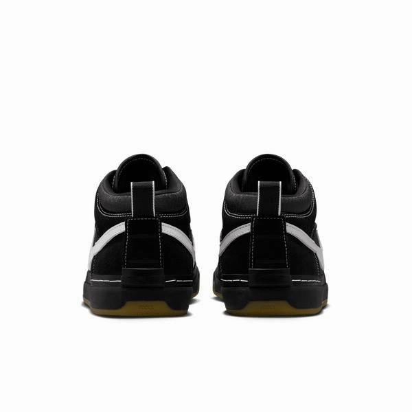 Nike SB React Leo Baker Skate Shoe Black - White - Gum - Light Brown Nike Flywire Basketball Shoes