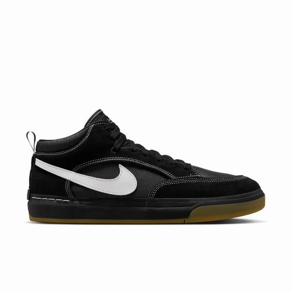 Nike SB React Leo Baker Skate Shoe Black - White - Gum - Light Brown Nike Zoom Rival Track Shoes
