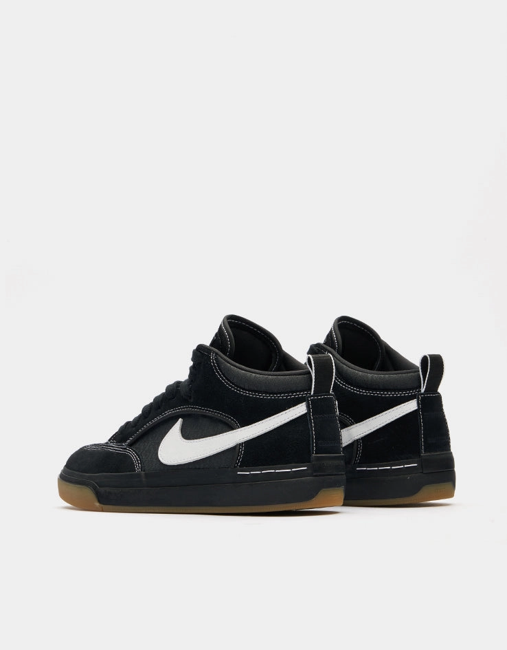 Nike Elite Shoes Running Nike SB React Leo Skate Shoes - Black/White-Black-Gum Light Brown