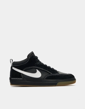 Nike Shoes At Dick's Sporting Goods Nike SB React Leo Skate Shoes - Black/White-Black-Gum Light Brown