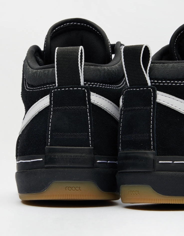 Nike Free 5.0 Running Shoes Nike SB React Leo Skate Shoes - Black/White-Black-Gum Light Brown