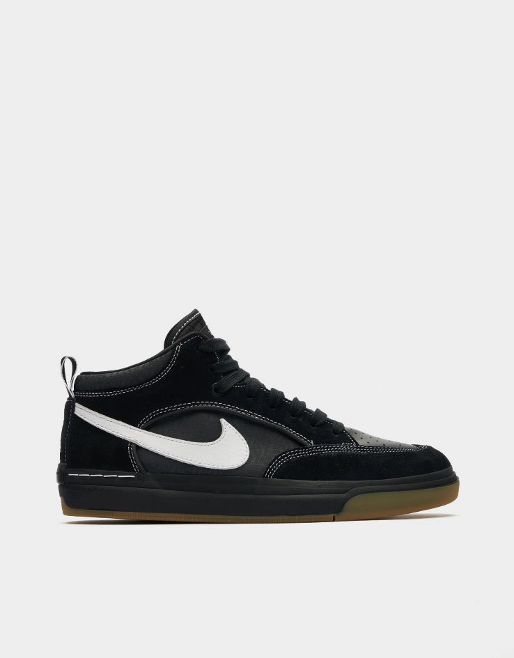 Nike Shoes Drip Nike SB React Leo Skate Shoes - Black/White-Black-Gum Light Brown