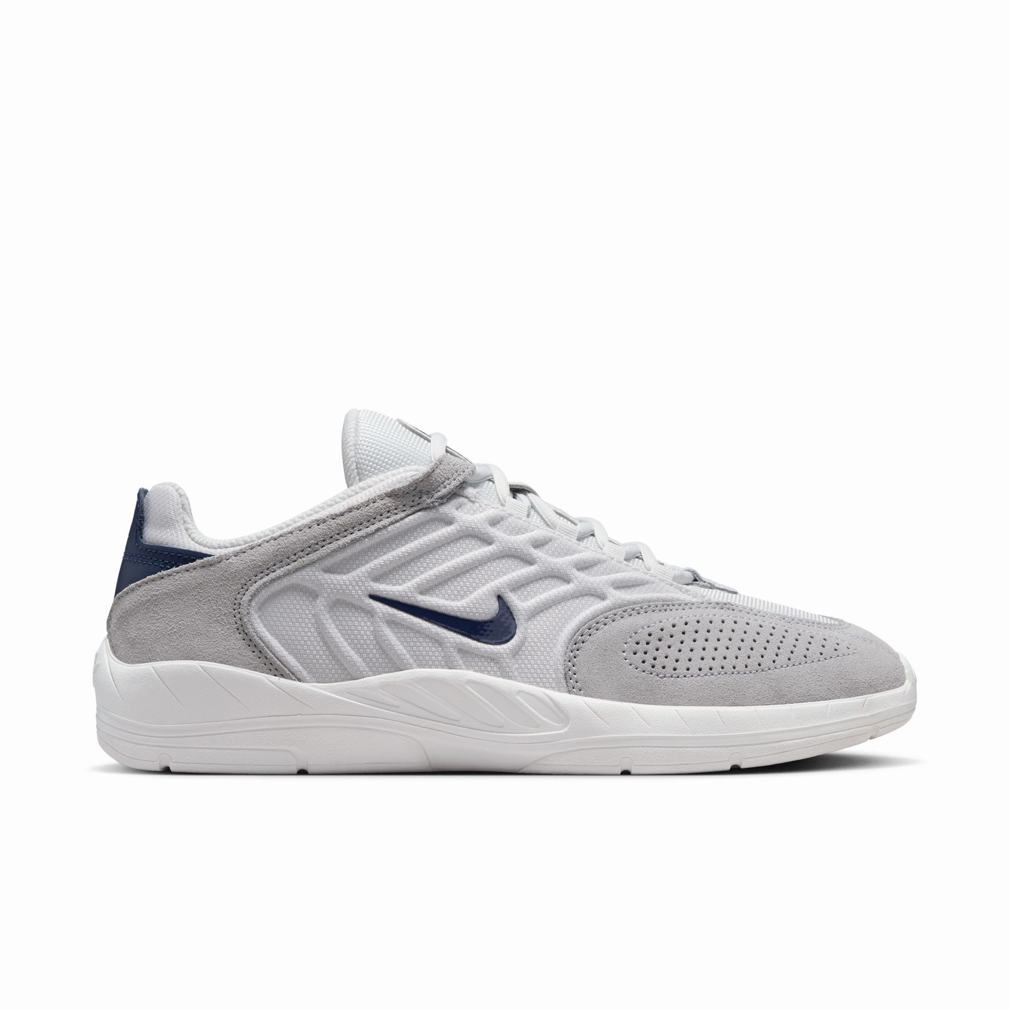 Nike SB Vertebrae-Platinum Tint/Midnight Navy Nike Shoes On Feet