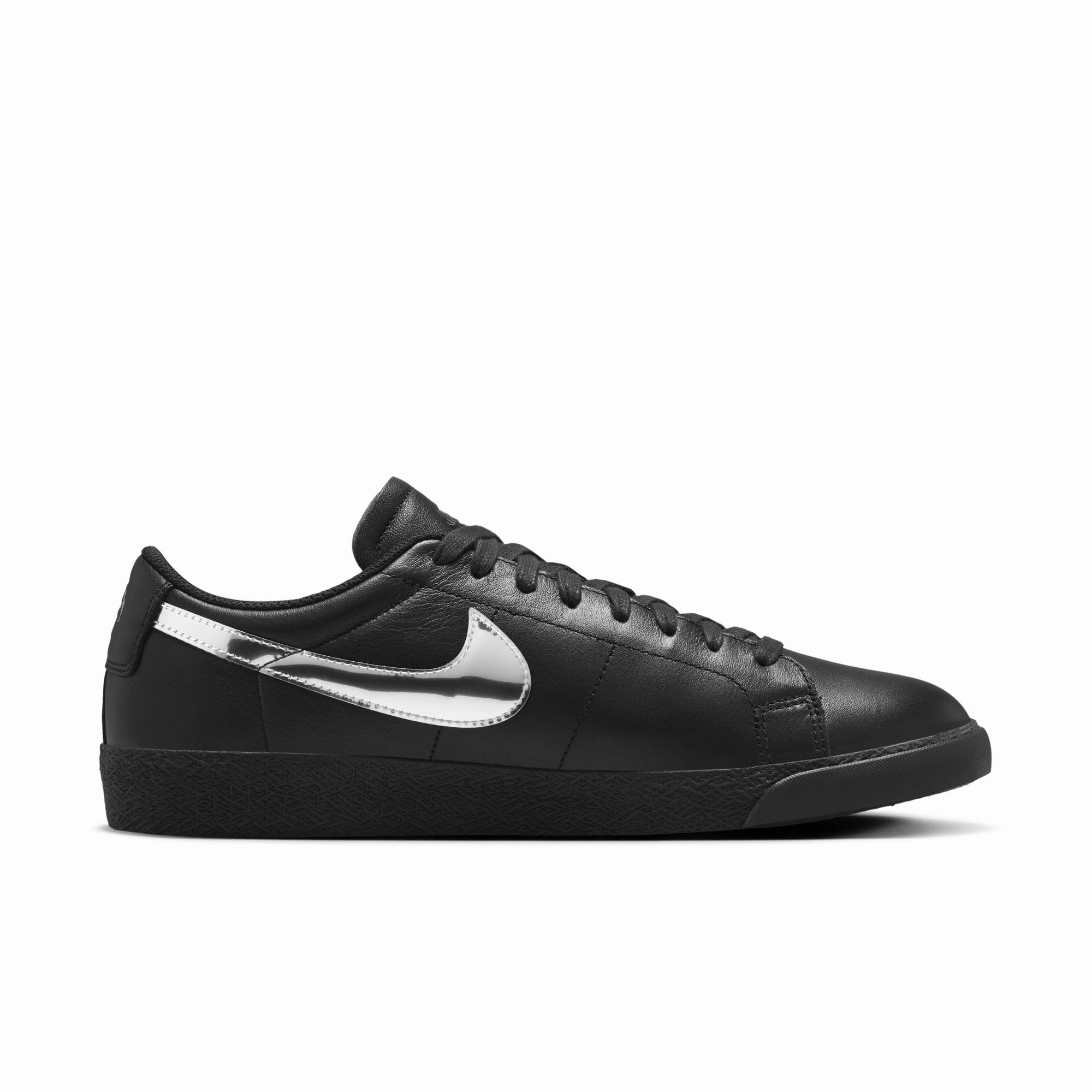 Nike SB Zoom Blazer Low x Dancer Skateboards-Black/Metallic Silver Nike Initiator Shoes
