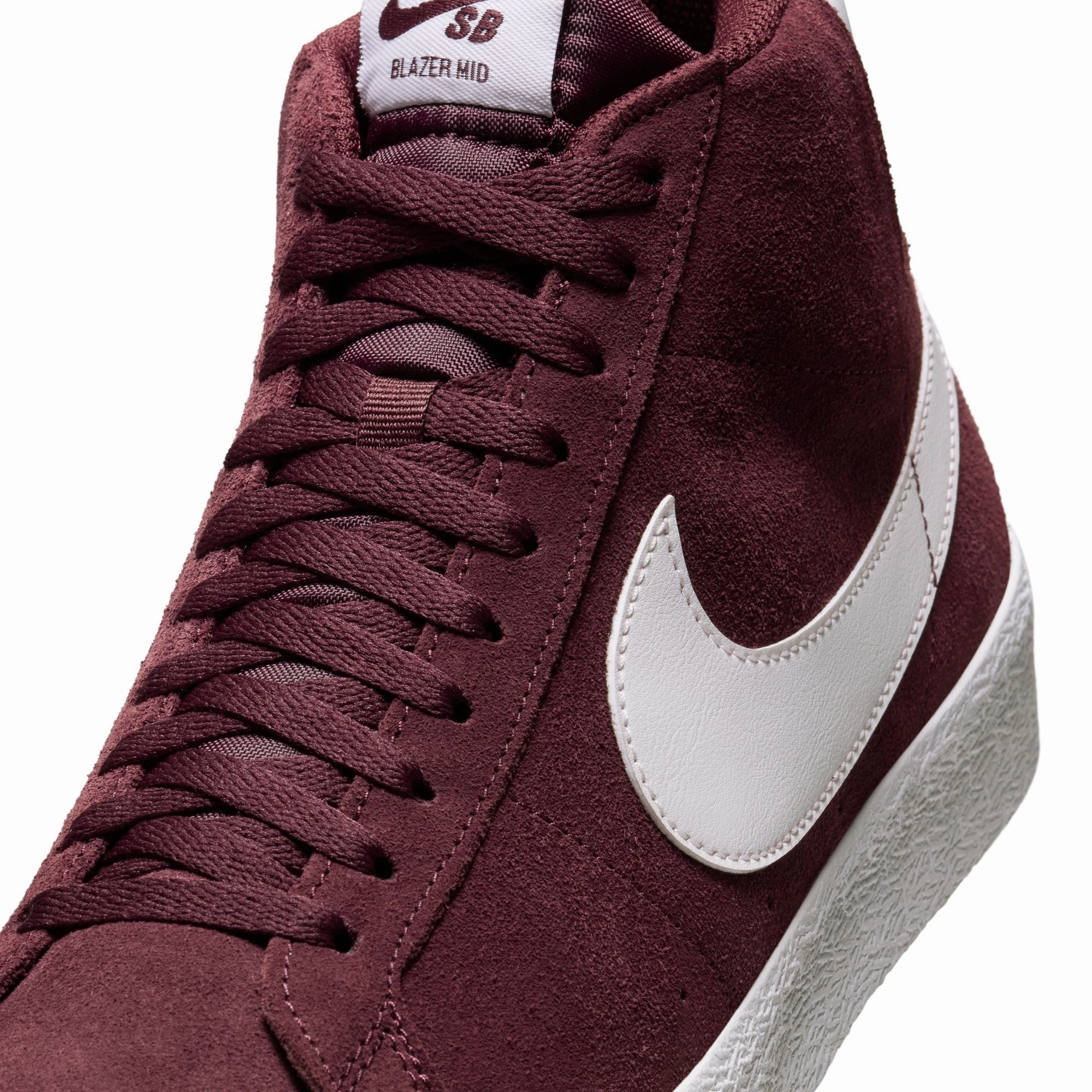 Nike SB Zoom Blazer Mid-Burgundy Crush/Summit White Nike Shoe Recycle