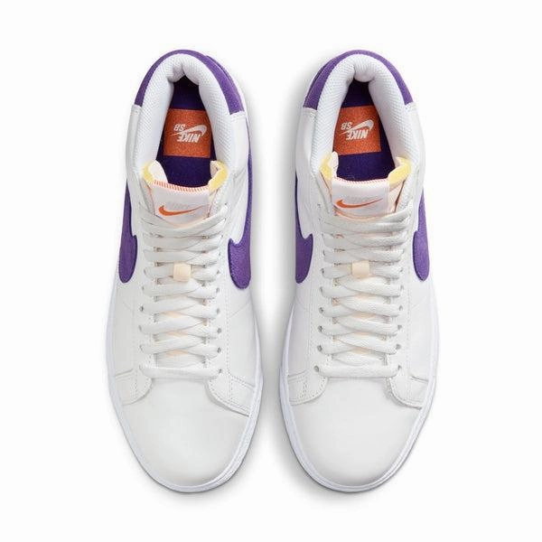 Nike SB Zoom Blazer Mid ISO "Orange Label" White - Court Purple - Gum Nike Sizing Shoes