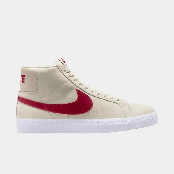 Nike SB Zoom Blazer Mid Pale Ivory - Noble Red - Silt Red - White Soft Nike Shoes