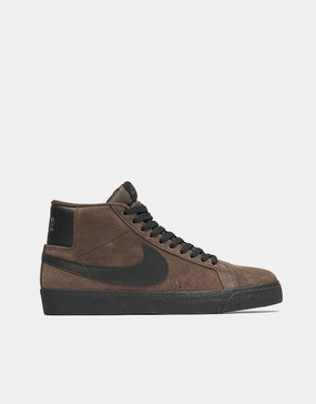 Nike SB Zoom Blazer Mid Skate Shoes - Baroque Brown/Black-Baroque Brown Nike Water Shoes