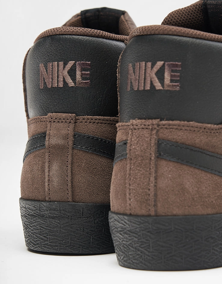 Sabrina Ionescu Nike Shoes Nike SB Zoom Blazer Mid Skate Shoes - Baroque Brown/Black-Baroque Brown