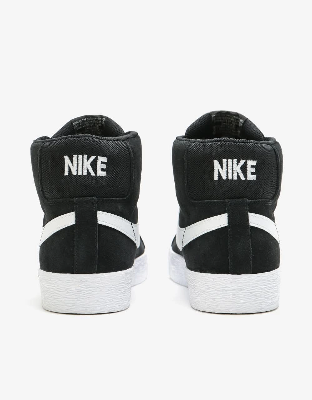 Nike SB Zoom Blazer Mid Skate Shoes - Black/White-White-White Venom Nike Shoes