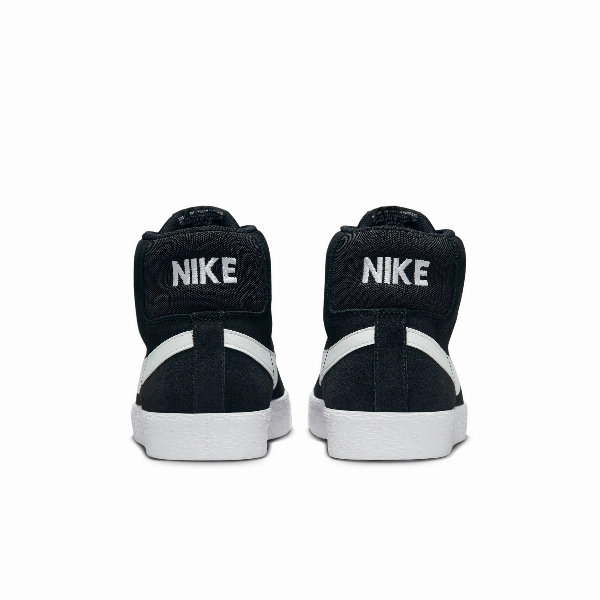 Aja Nike Shoe Nike SB Zoom Blazer Mid Skate Shoes-Black/White-White