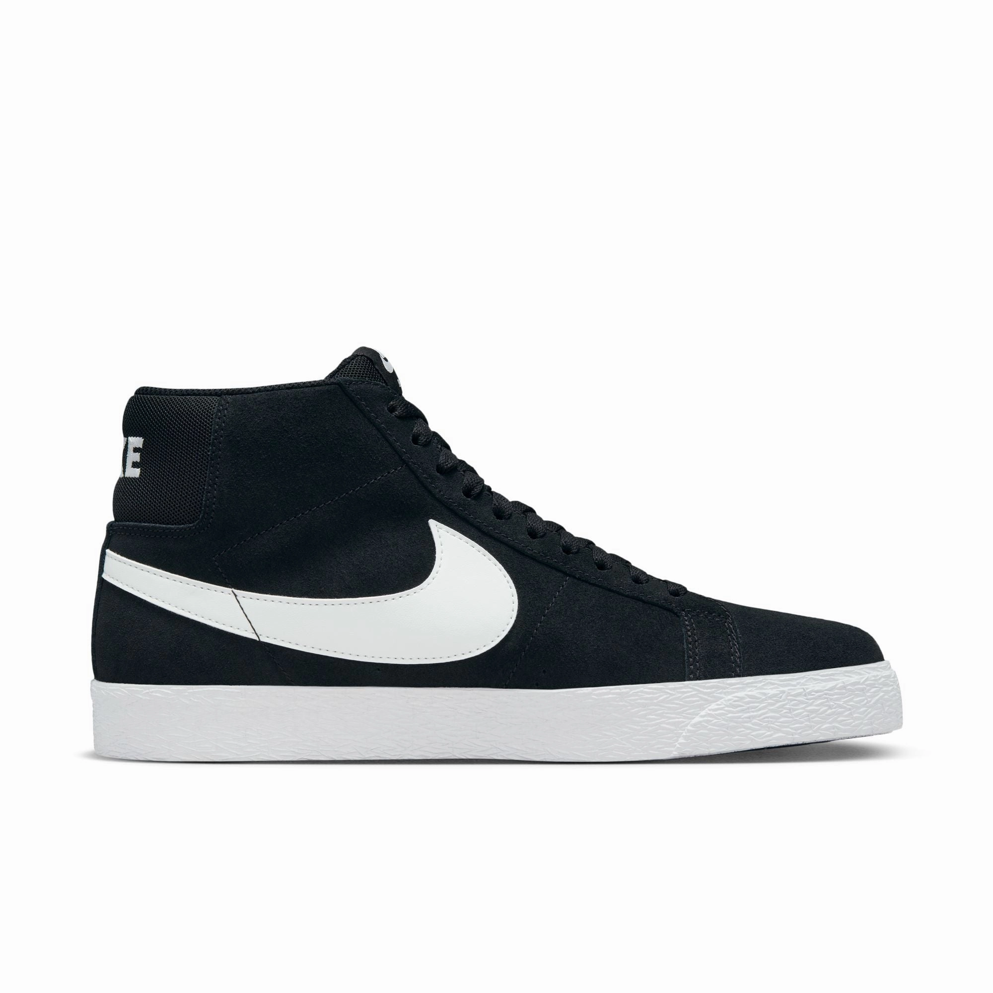 Nike Racing Shoes Nike SB Zoom Blazer Mid Skate Shoes-Black/White-White