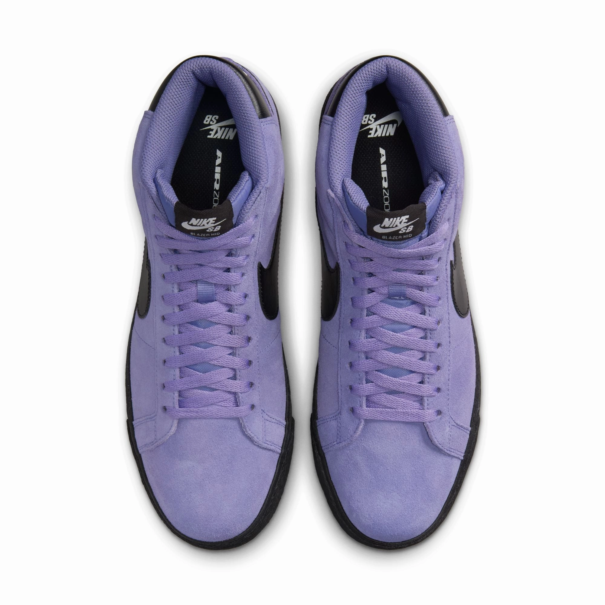 Nike SB Zoom Blazer Mid Skate Shoes-Dusty Amethyst/Black Female Nike Shoes
