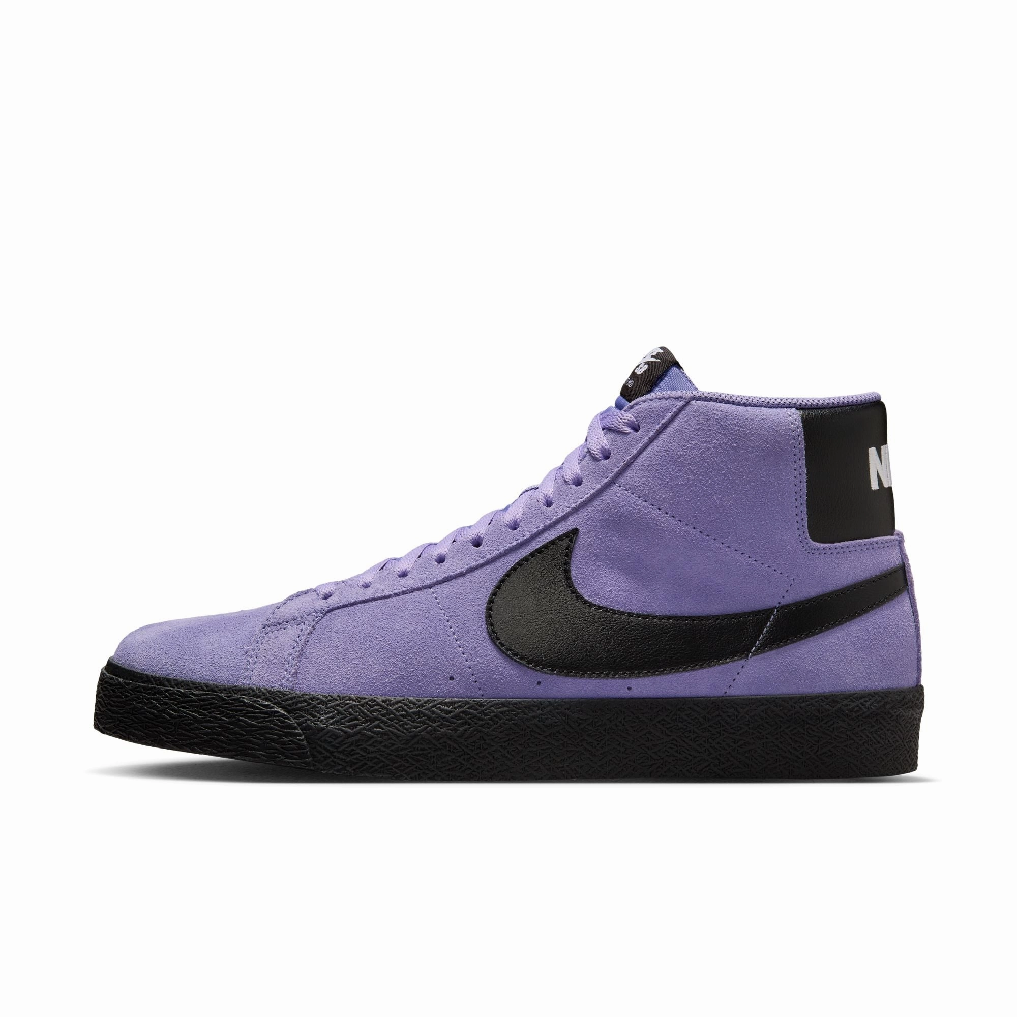 Nike SB Zoom Blazer Mid Skate Shoes-Dusty Amethyst/Black Shoes Nike Vapormax