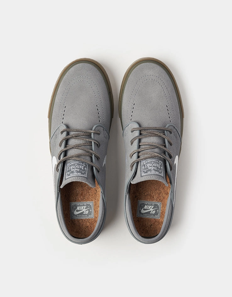 Nike SB Zoom Janoski OG  Skate Shoes - Cool Grey/White-Cool Grey Nike Challenger Shoes