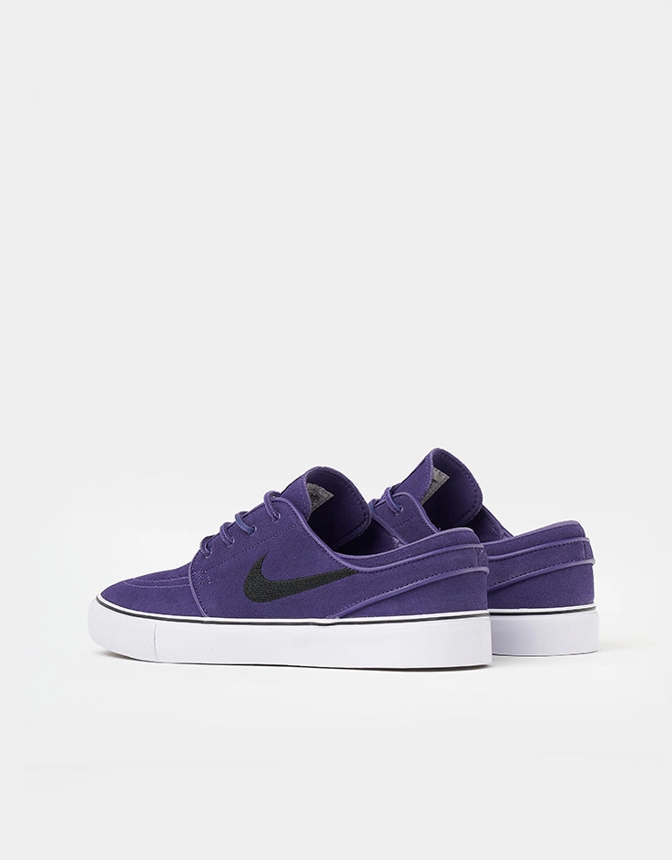 Nike Shoes Soccer Ronaldo Nike SB Zoom Janoski OG  Skate Shoes - Court Purple/Black-Court Purple-White