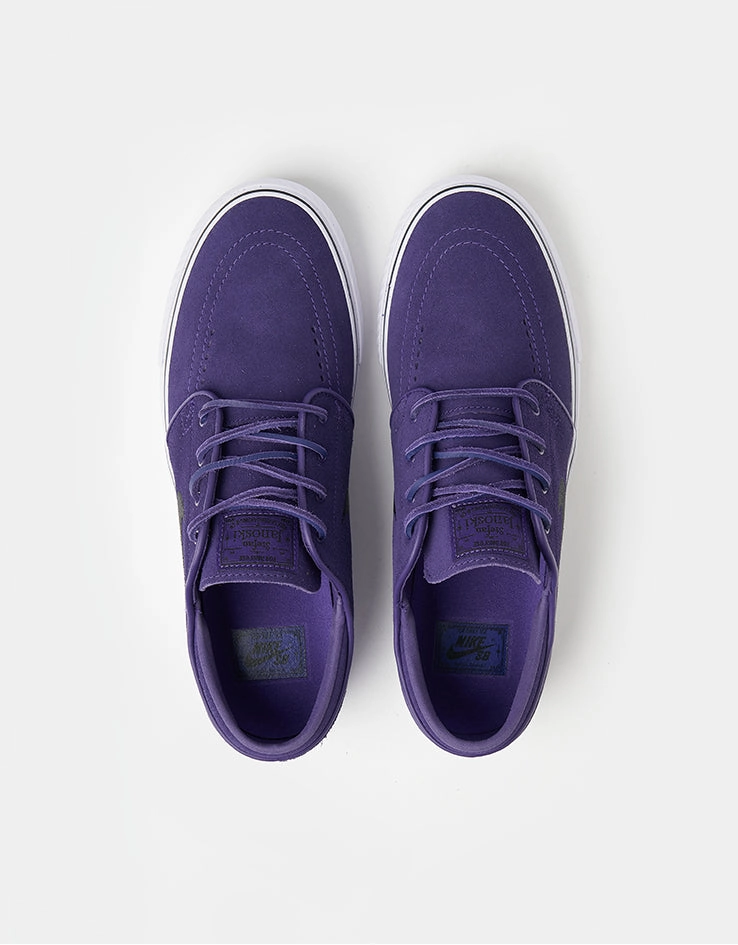Nike Flyknit Basketball Shoes Nike SB Zoom Janoski OG  Skate Shoes - Court Purple/Black-Court Purple-White