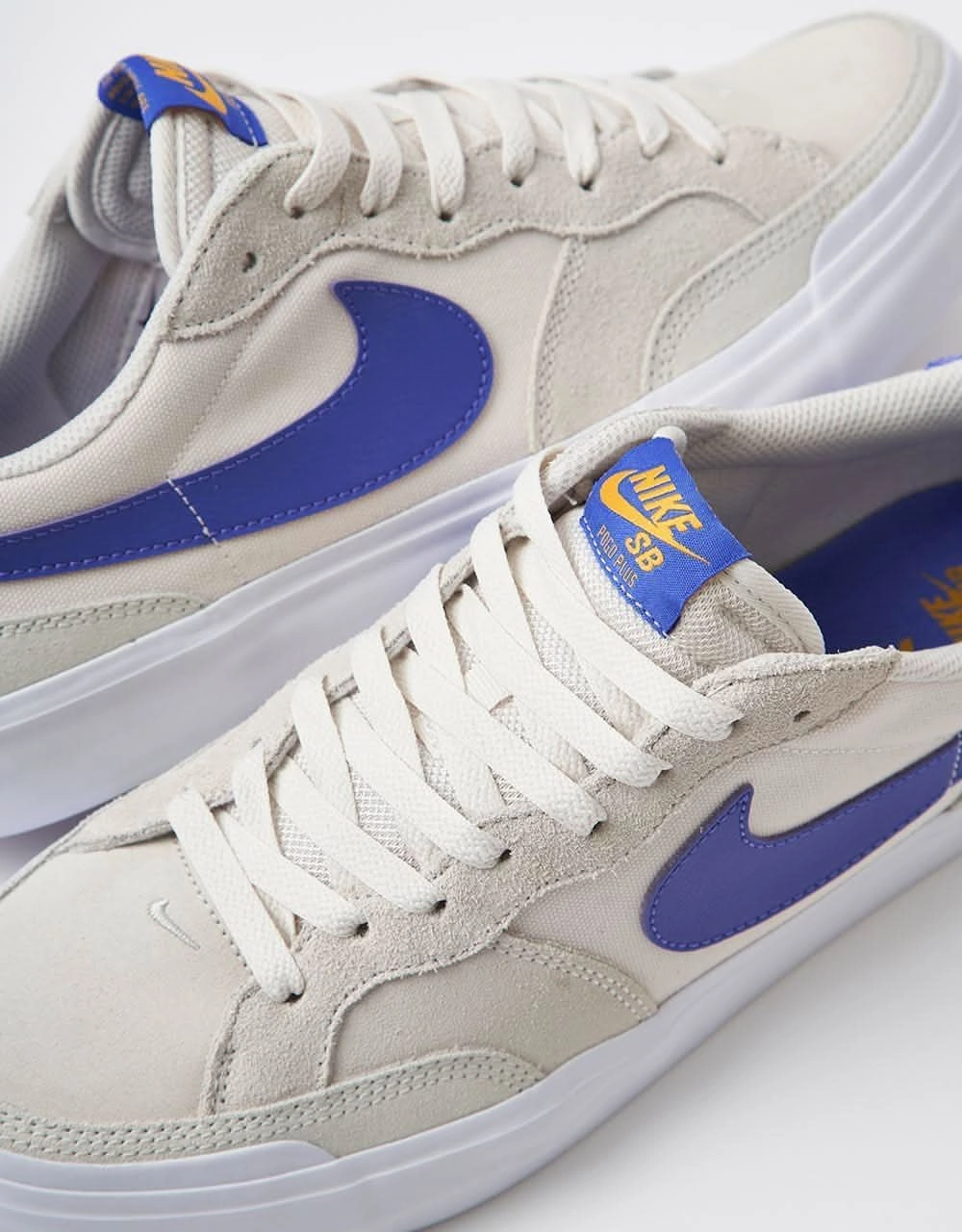 Nike SB Zoom Pogo Plus Skate Shoes - Phantom/Persian Violet-Light Bone-University Gold-White Nike Daybreak Shoes