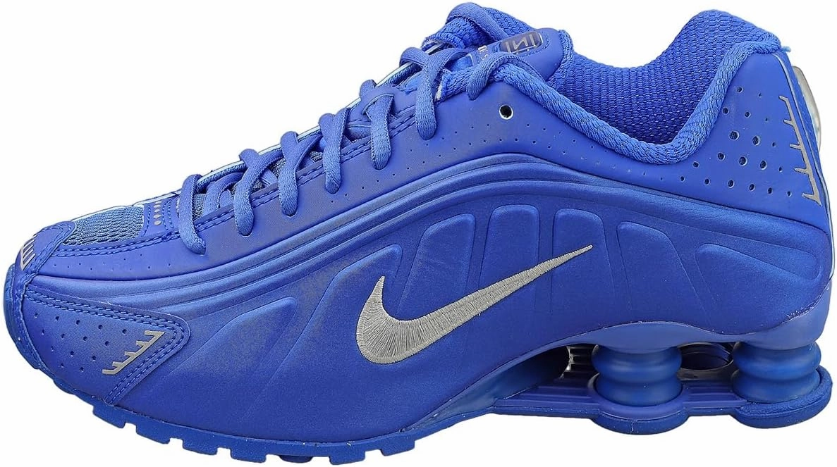 Nike Shox R4 Women's Shoes (HJ7303-445, Racer Blue/Phantom/Metallic Silver) Psg Nike Shoes