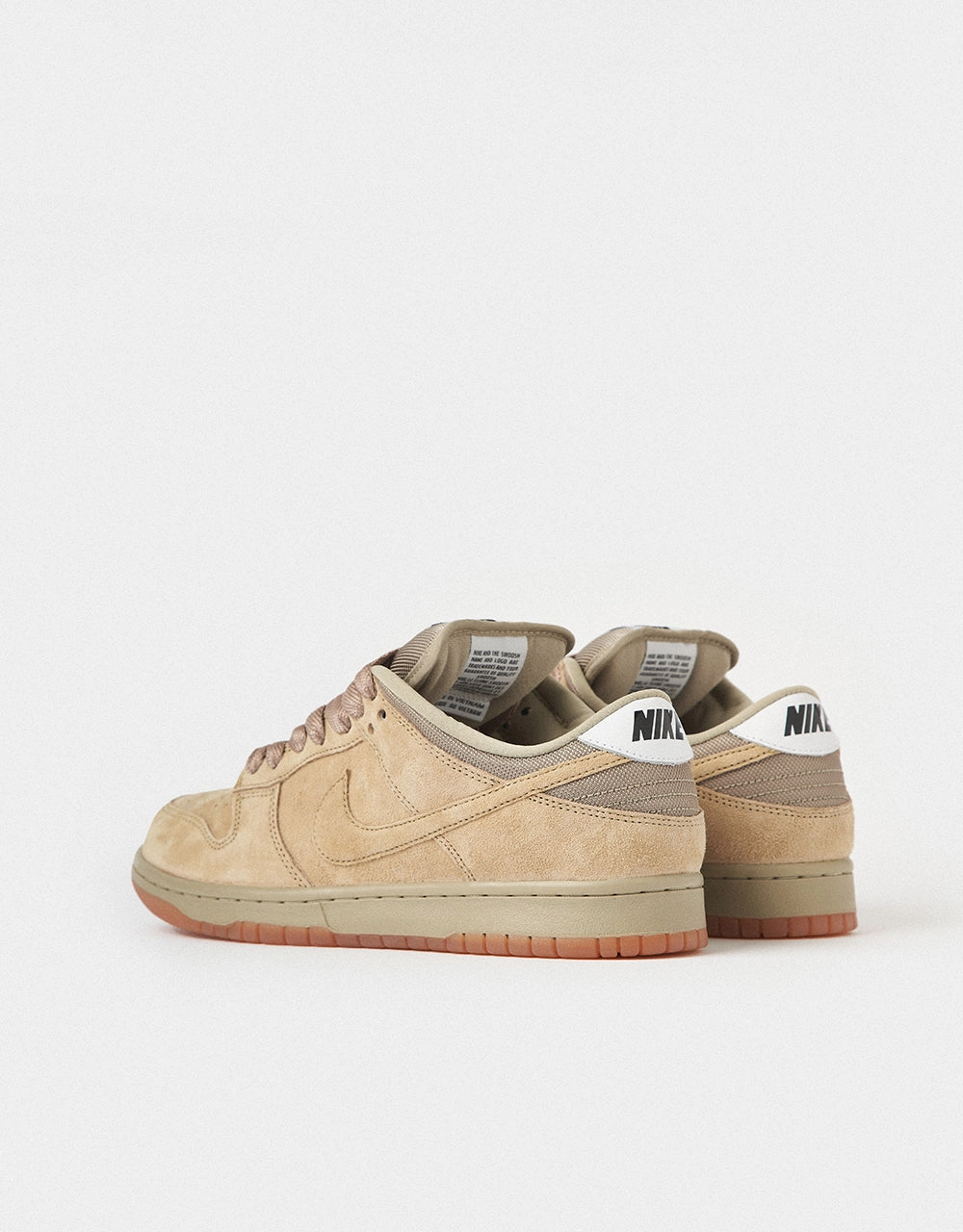 Nike SB Dunk Low Pro B Skate Shoes - Parachute Beige/Parachute Beige Nike Working Shoes