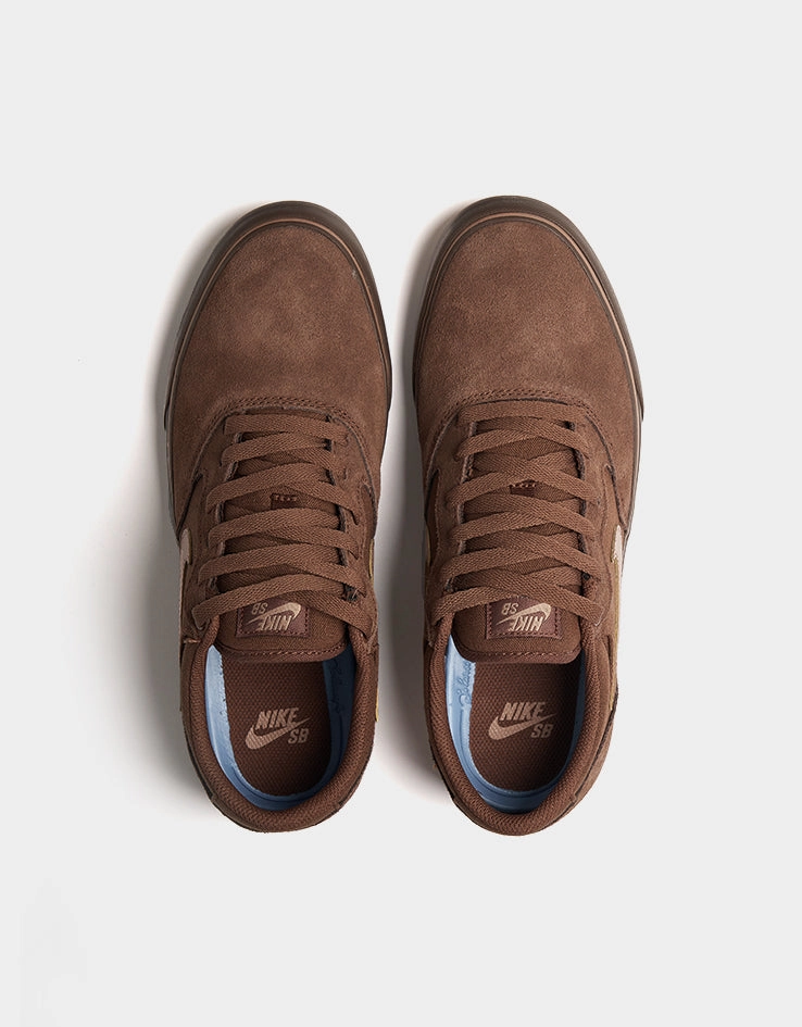 Nike SB Chron 2 Skate Shoes - Fauna Brown/Desert Dust-Baroque Brown Nike Basketball Shoes With A Strap