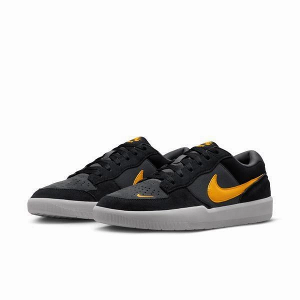 Nike SB Force 58 Black - University Gold - Anthracite Nike Slip On Tennis Shoes