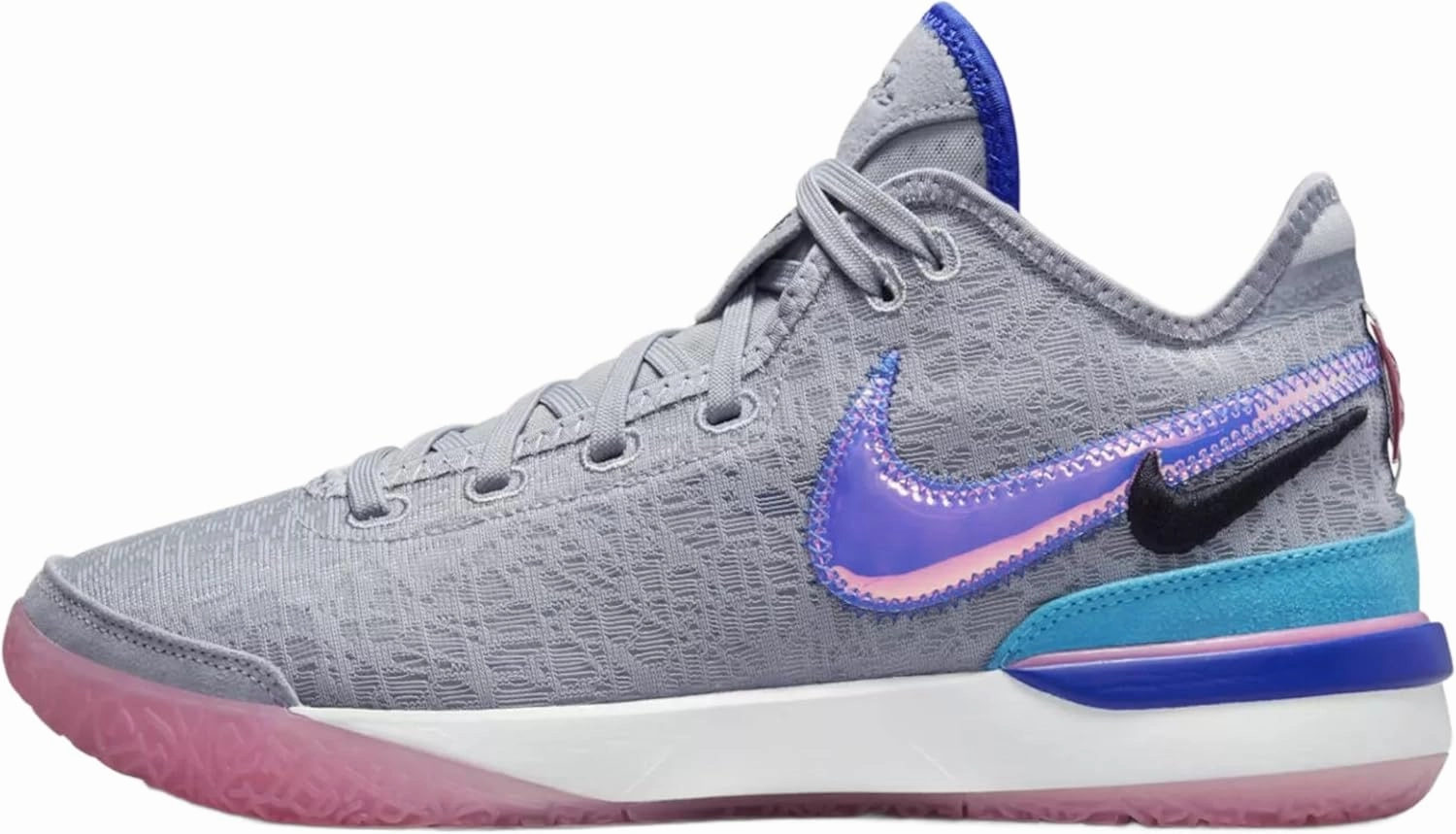 Nike Zoom Lebron NXXT Gen Men's Basketball Shoes (Wolf Grey/Pink Spell, US Footwear Size System, Adult, Men, Numeric, Medium, 10.5) Nike Shoe Return Policy