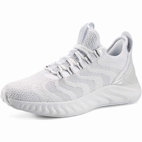 PEAK TAICHI Running Shoes Men Adaptive Smart Cushioning Trainers King Series White Tennis Shoes With Wedge Heels