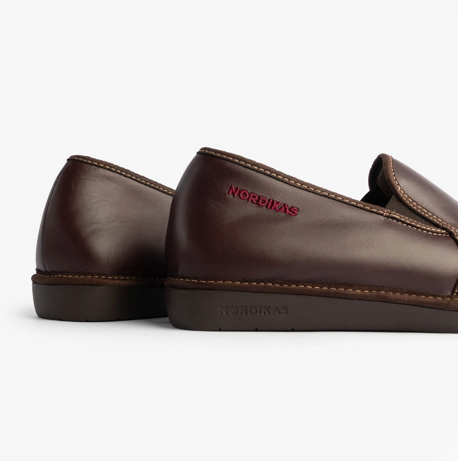 Clloe Slippers Nordikas 663 DUBLIN Mens Full Slippers Burdeos Red