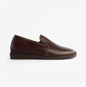 House Slippers On Sale Nordikas 663 DUBLIN Mens Full Slippers Burdeos Red