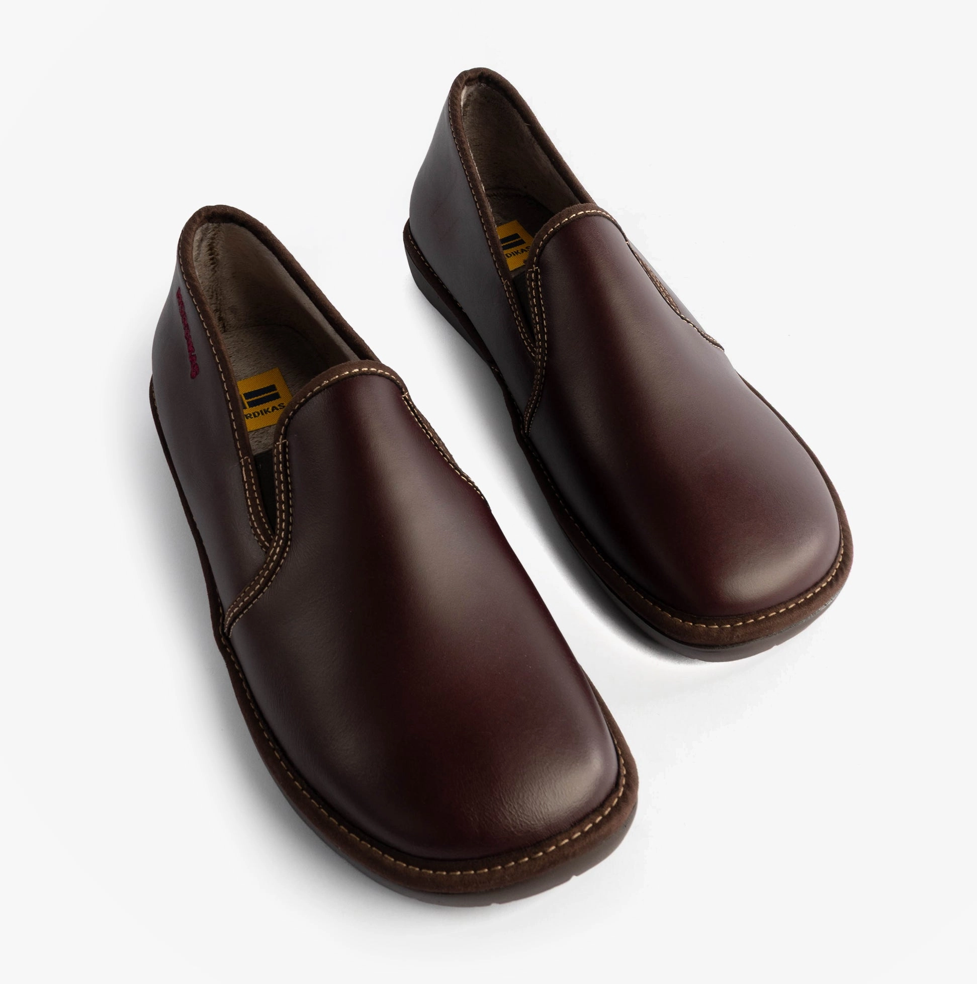 Slippers Whole Foods Nordikas 663 DUBLIN Mens Full Slippers Burdeos Red