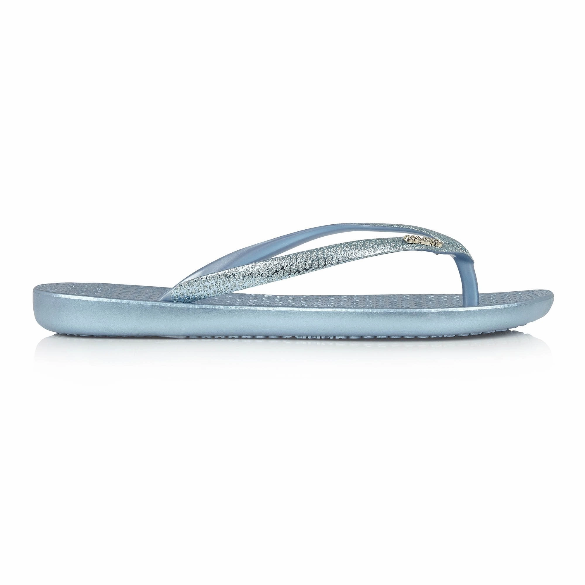 Havaianas Flip Flop Coloko Freesia Snake Effect Glitter Ergonomic Footbed Flip-Flops Sky Blue / Navy