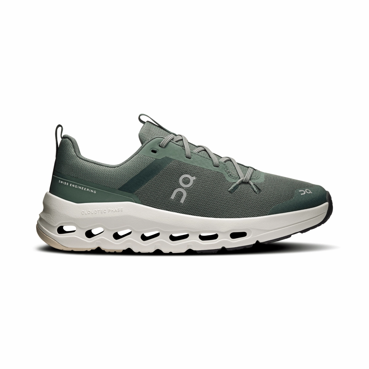 On Running Kid's (Grade School) Cloudleap Olive/Ghost Running Shoes For Distance