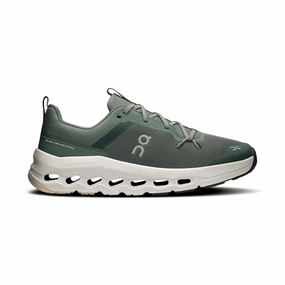 On Running Kid's (Grade School) Cloudleap Olive/Ghost Running Shoes Academy