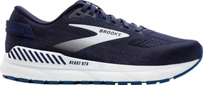 Brooks Beast GTS 24 WIDE FIT Mens Running Shoes - Navy Best Rated Walking Tennis