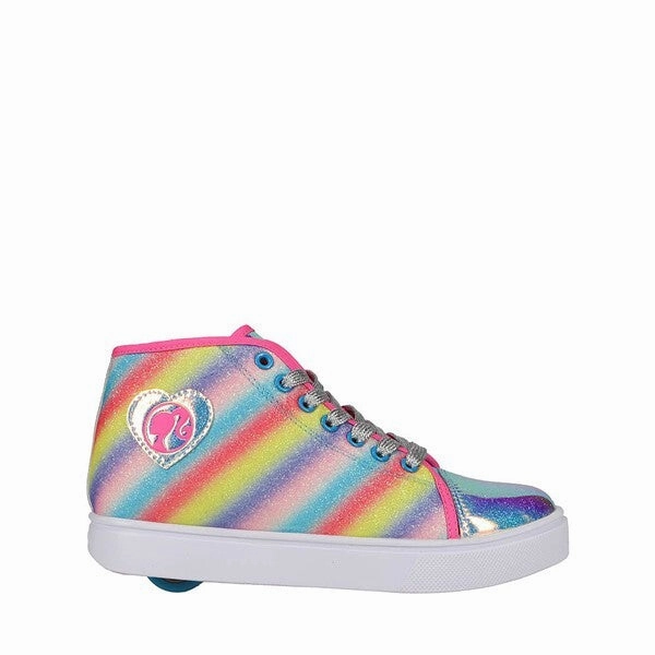 Air Jordan Vi Golf Shoe Heelys Veloz Kids Pink Cyan Silver Round Toe Rollerskate Shoes JOBB444