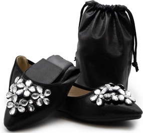 Silky Toes Foldable Flats for Women Dressy Ballet Shoes for Purse Asics Volleyball Shoes 2024