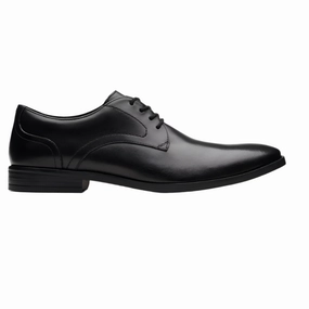 Clarks Mens Shoe Brandon Lace Black Oxfords Vs Derbys