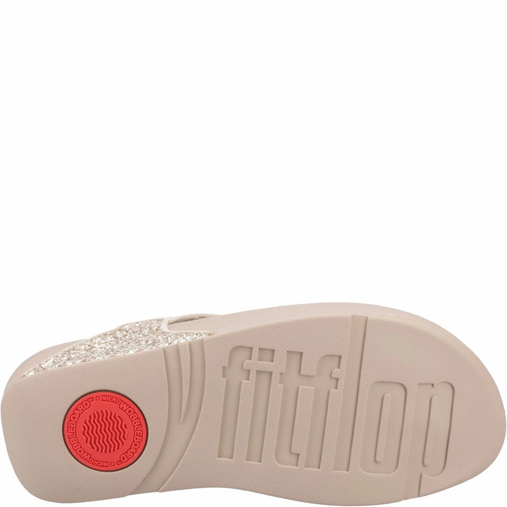 Strap For Flip Flops Fitflop Lulu Glitter Toe-Post Sandals