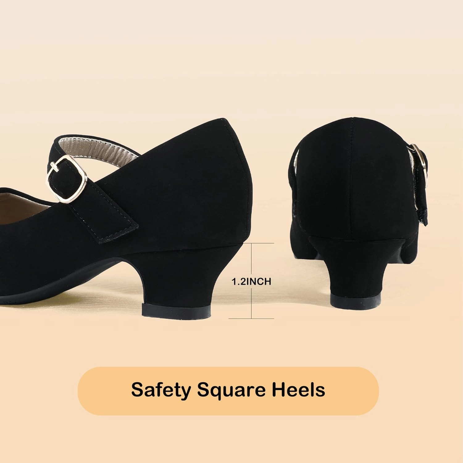 PANDANINJIA Molly Girls Dress Shoes Mary Jane Heels Flower Wedding Party Back to School Pump Shoes for Toddler Little Kid Asics Gel Rocket 11 Volleyball Shoes