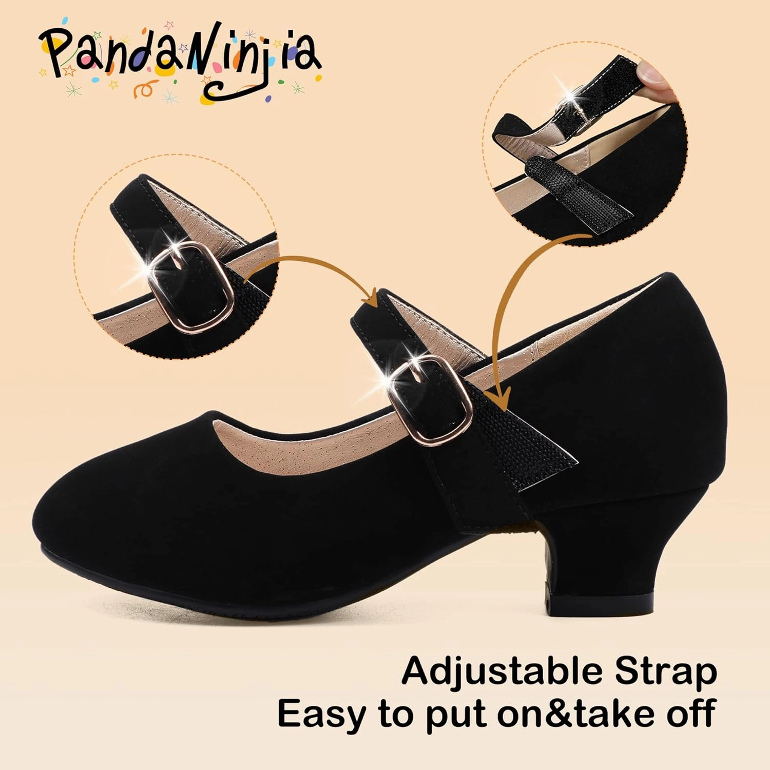 Asics Shoes Low PANDANINJIA Molly Girls Dress Shoes Mary Jane Heels Flower Wedding Party Back to School Pump Shoes for Toddler Little Kid