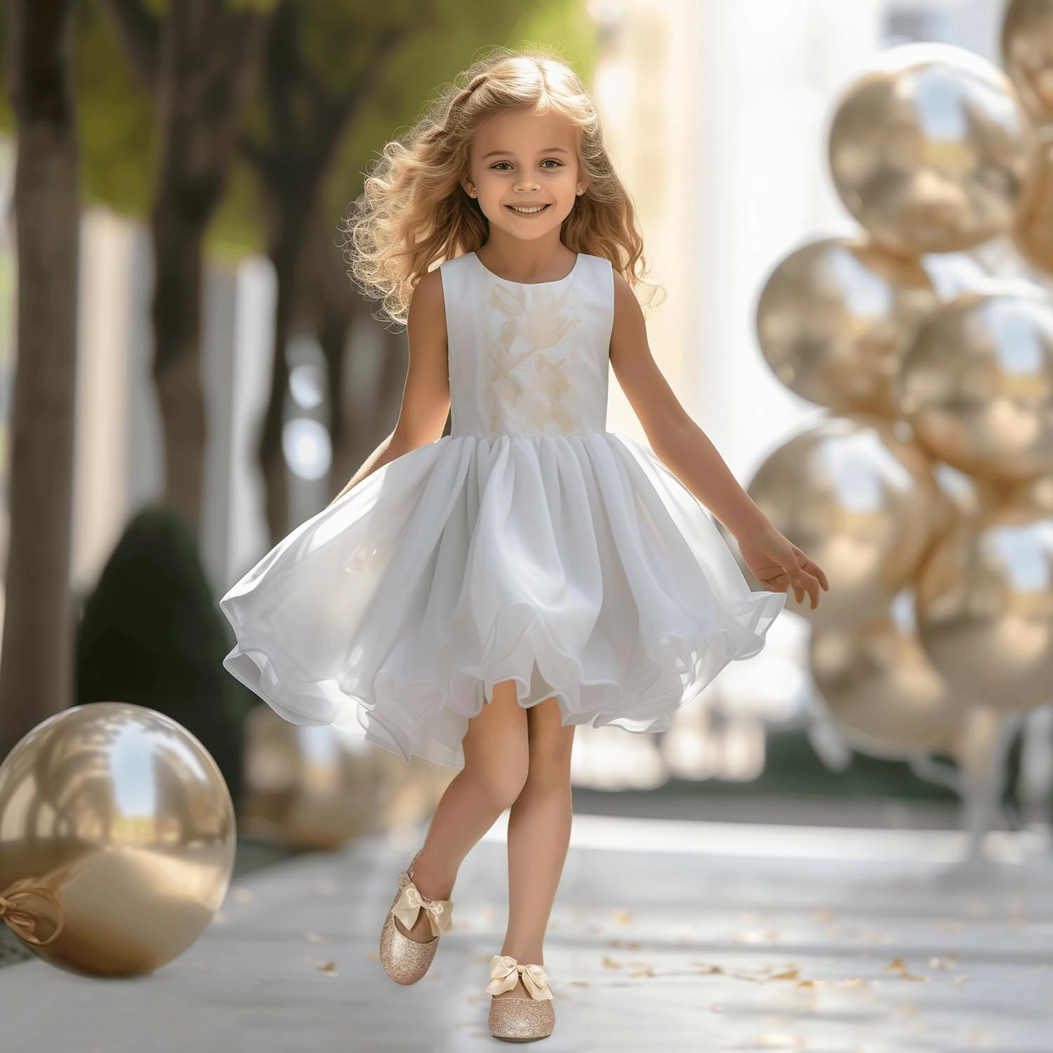 PANDANINJIA Toddler Dress Shoes Bowknot Mary Jane Shoes Girls Ballet Flats for Kids Wedding Party Uniform Church Shoes Asics Gel Orthopedic Shoes