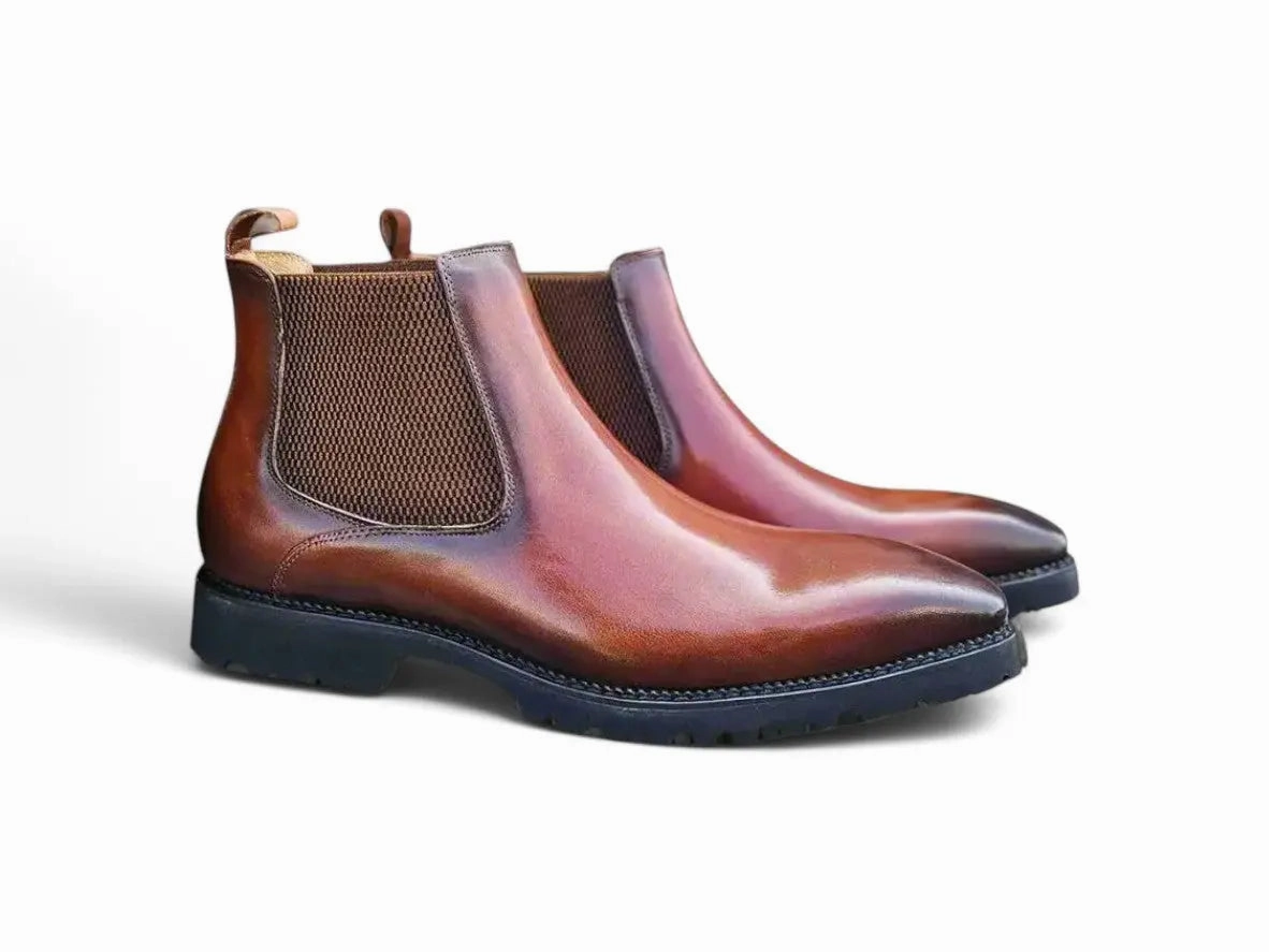 Patina Chelsea Boot Lug Sole Boot