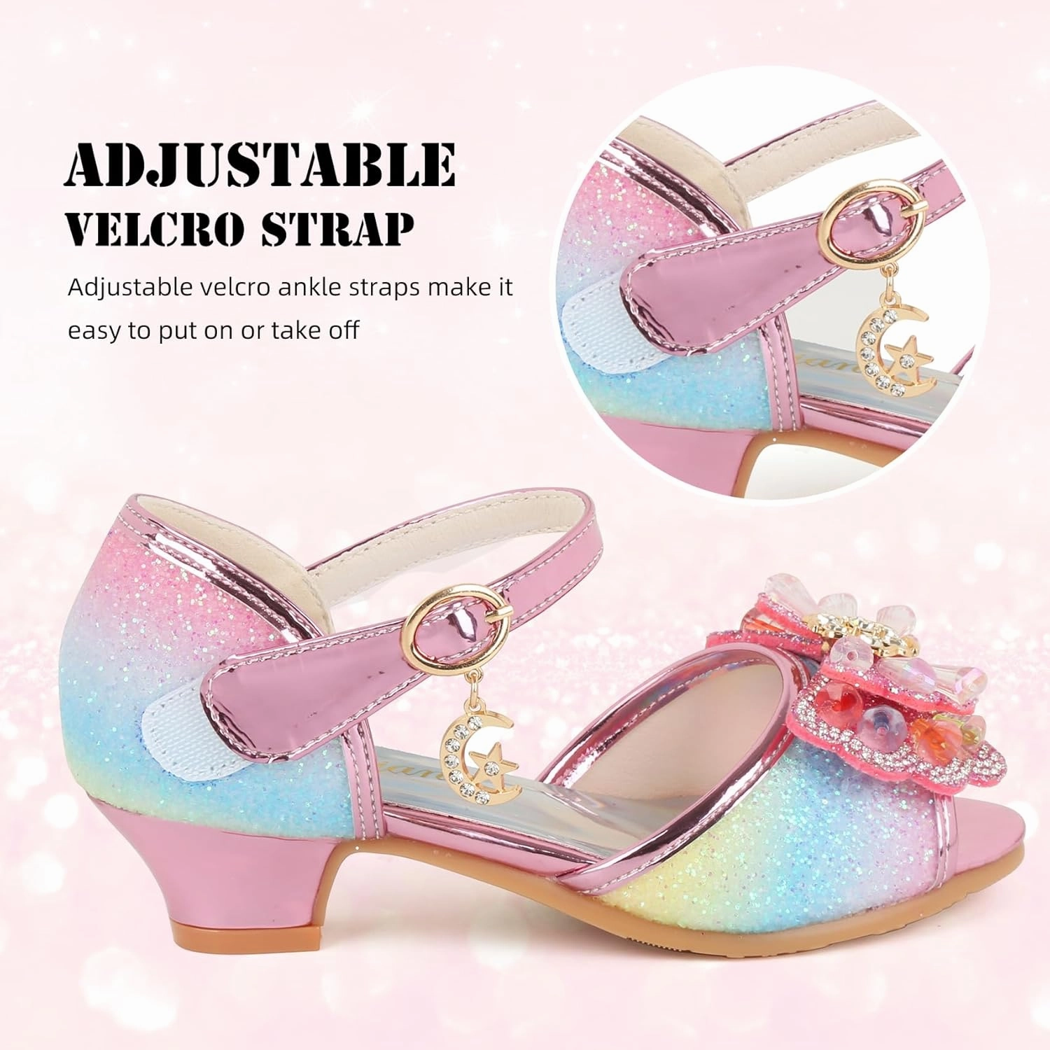 Asics Gel Venture 10 Running Shoes ChuLian Girls Dress Shoes Princess High Heels Sparkly Bow Dress Sandals Party Wedding Flower Girls Shoes Toddler Little Big Kid