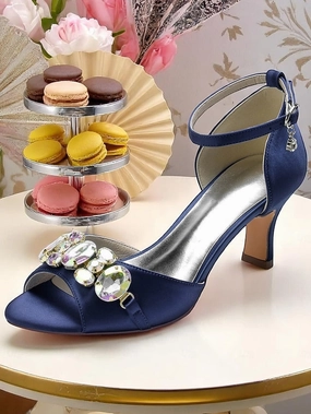 Strap Ankle Satin Women's Toe and with Open Heels Black Tan Faux Leather Ankle Boots