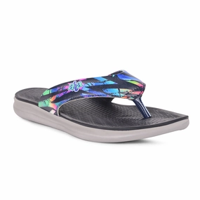 AHA Casual Navy Blue Flip Flops For Women KIARA-6 By Liberty Pregnancy Flip Flops